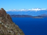 Lago General Carrera mit Blick zu den Anden