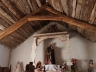 Adobe-Kirche in Chiuchiu, Decke aus Kakteenholz