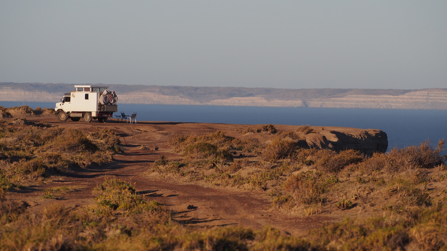 Punta Ninfas: Camping on the edge