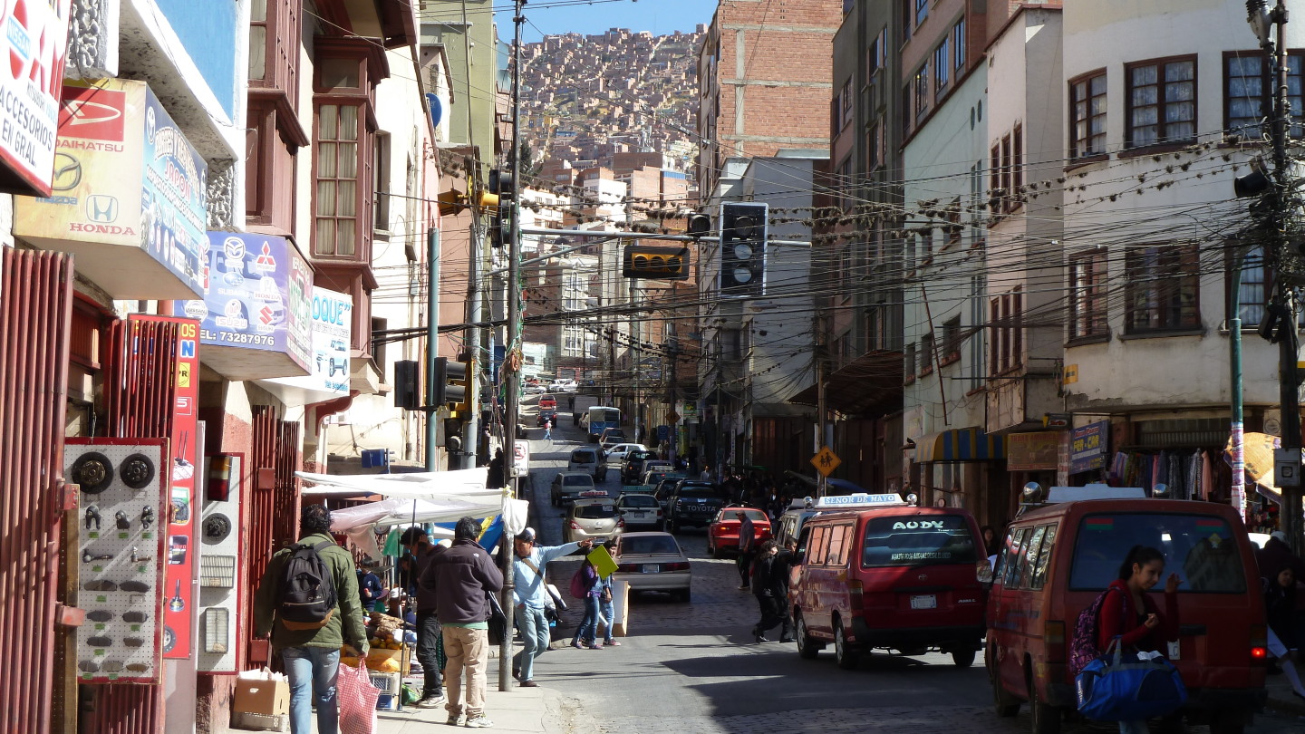 La Paz ist der Regierungssitz Boliviens.