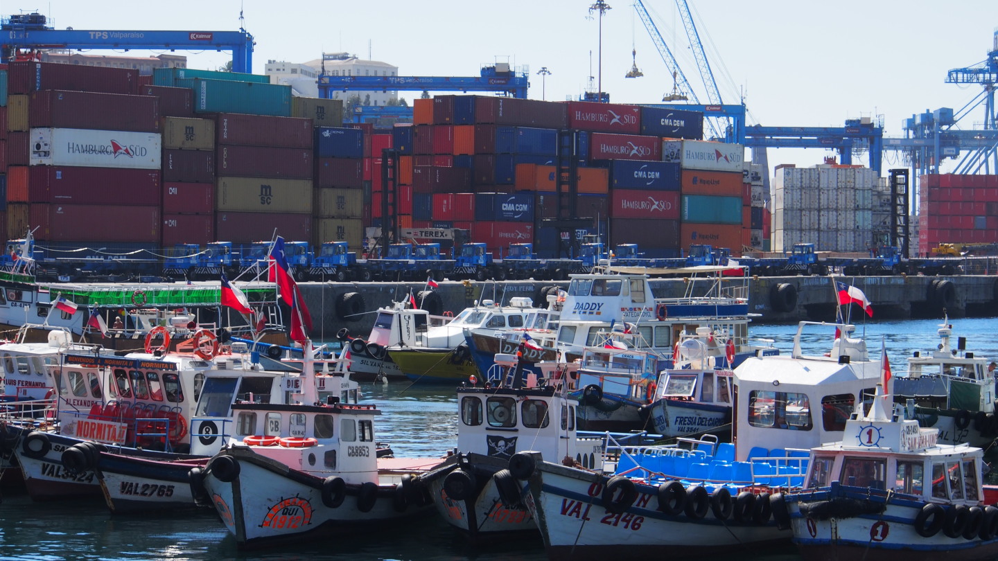 Valparaiso - wichtige Hafenstadt