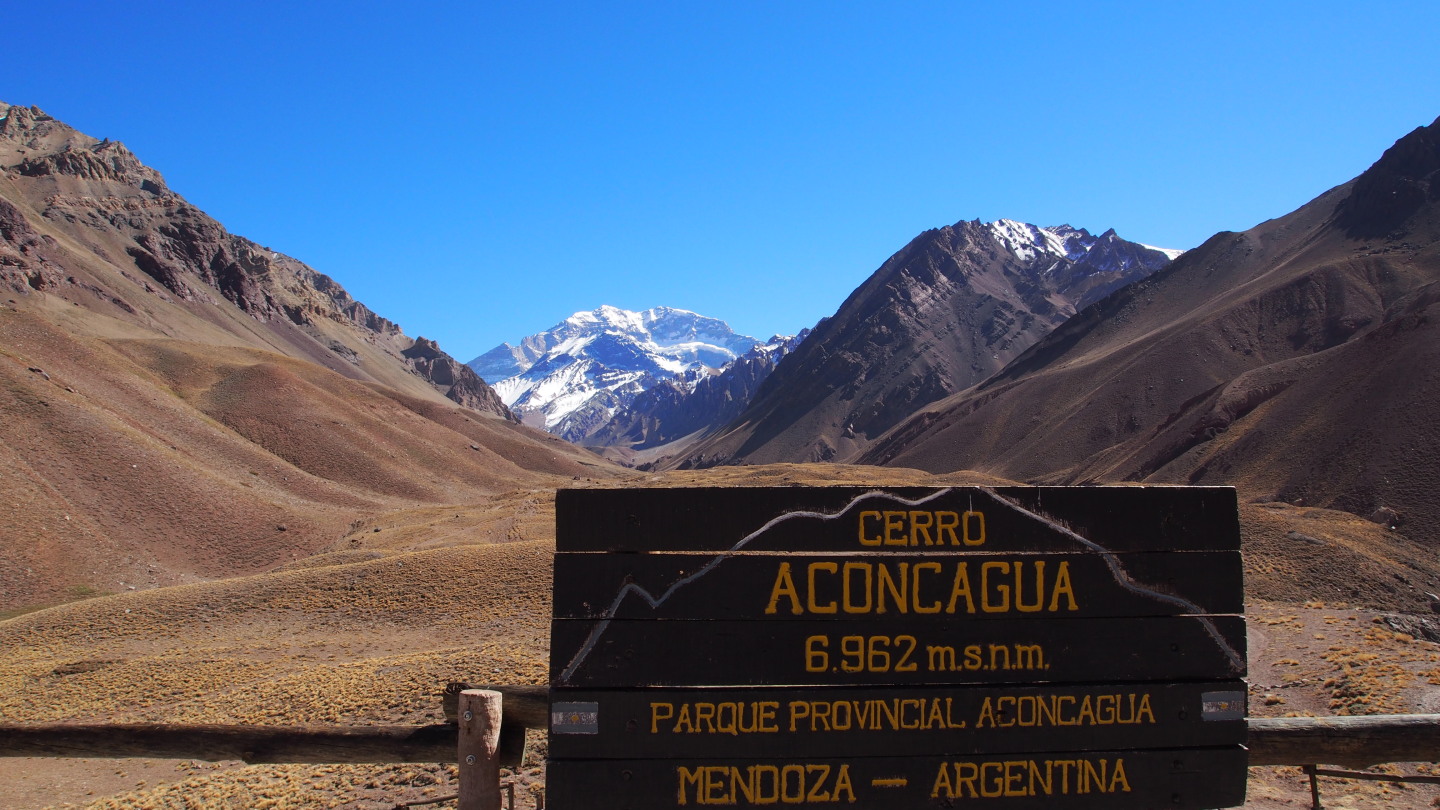 Aconcagua, höchster Berg Amerikas